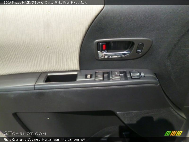 Crystal White Pearl Mica / Sand 2009 Mazda MAZDA5 Sport