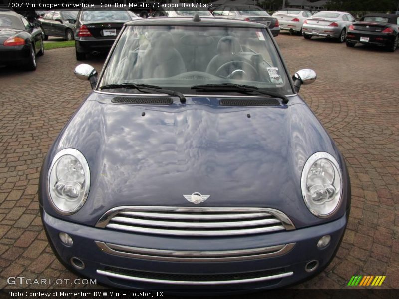 Cool Blue Metallic / Carbon Black/Black 2007 Mini Cooper Convertible