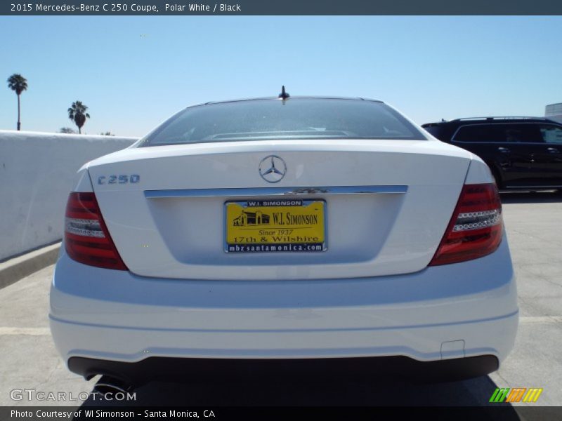 Polar White / Black 2015 Mercedes-Benz C 250 Coupe