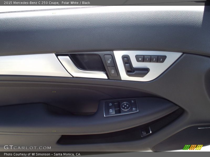 Polar White / Black 2015 Mercedes-Benz C 250 Coupe