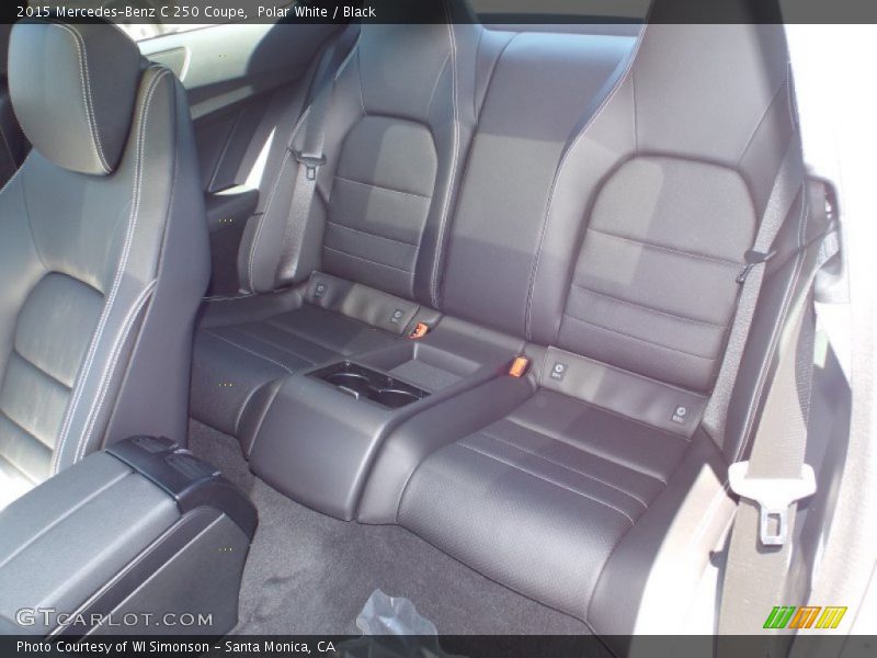 Polar White / Black 2015 Mercedes-Benz C 250 Coupe