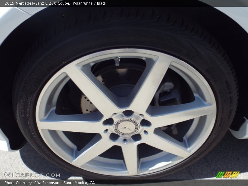 Polar White / Black 2015 Mercedes-Benz C 250 Coupe