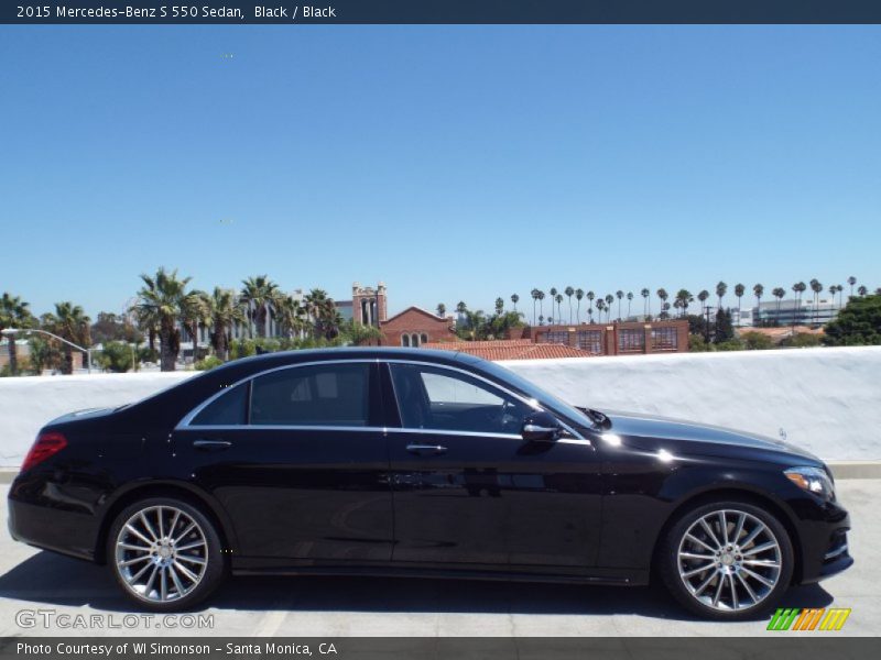 Black / Black 2015 Mercedes-Benz S 550 Sedan