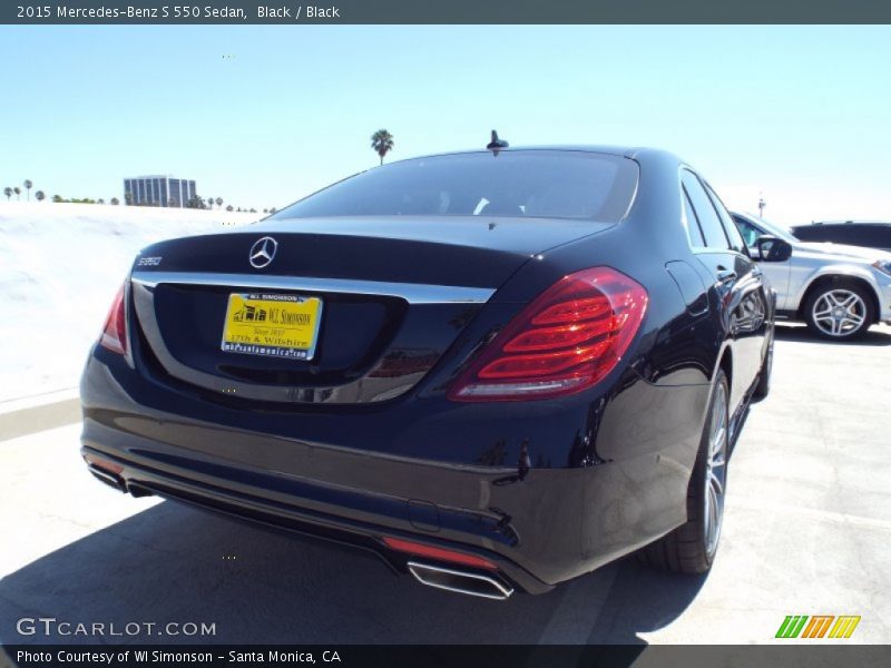 Black / Black 2015 Mercedes-Benz S 550 Sedan