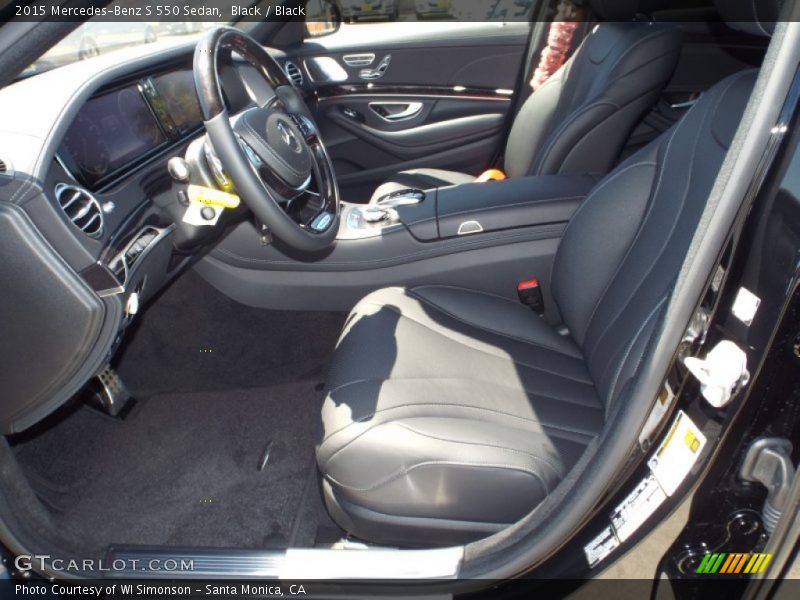 Black / Black 2015 Mercedes-Benz S 550 Sedan