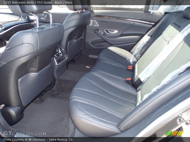 Black / Black 2015 Mercedes-Benz S 550 Sedan