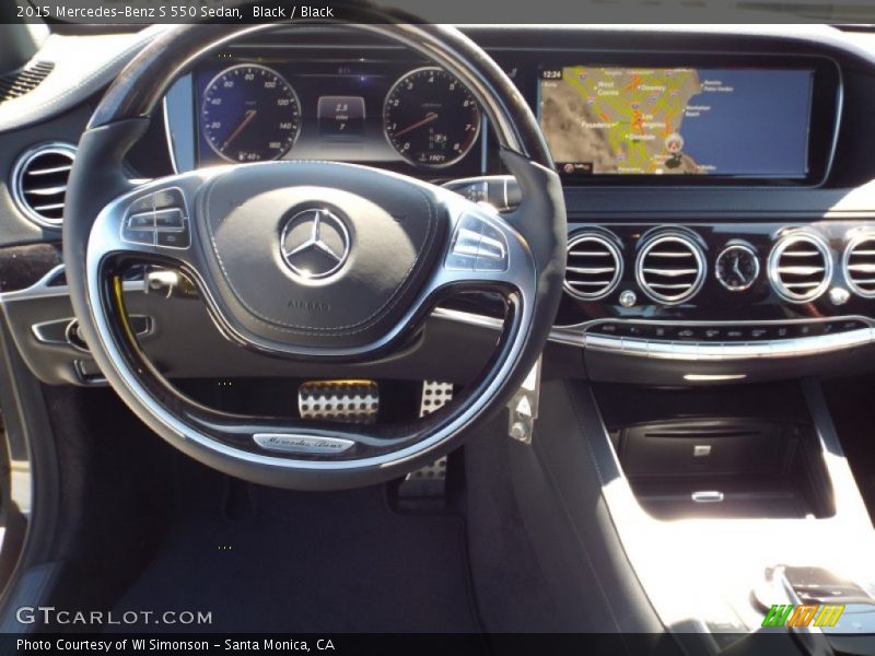 Black / Black 2015 Mercedes-Benz S 550 Sedan