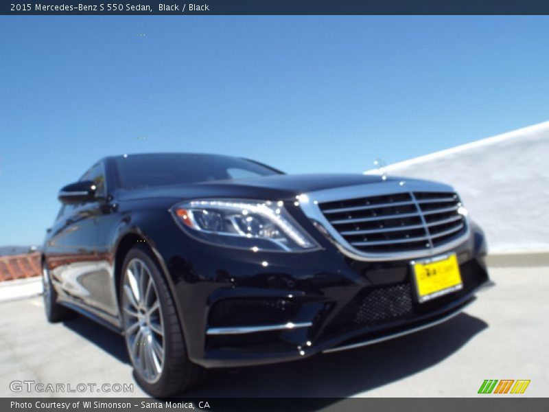 Black / Black 2015 Mercedes-Benz S 550 Sedan