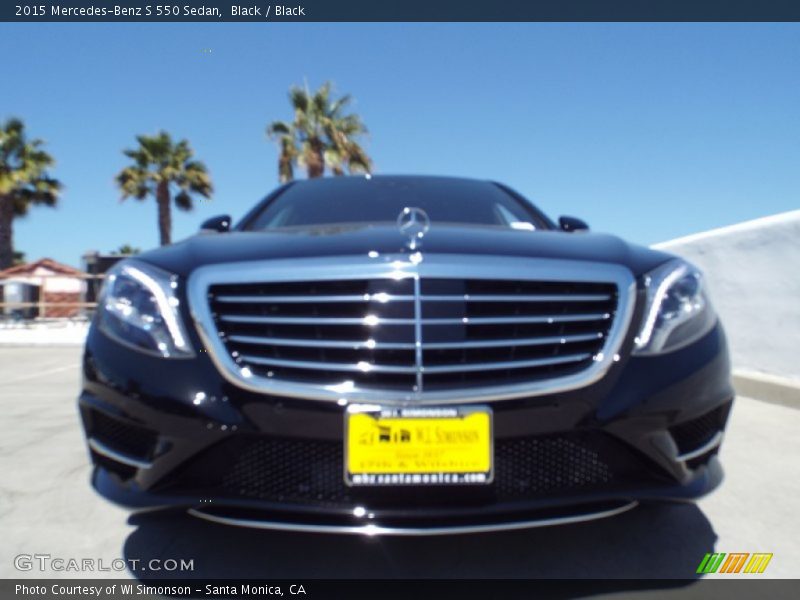 Black / Black 2015 Mercedes-Benz S 550 Sedan
