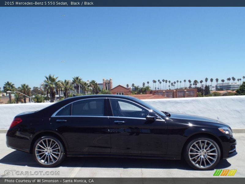 Black / Black 2015 Mercedes-Benz S 550 Sedan