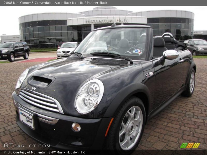Astro Black Metallic / Panther Black 2008 Mini Cooper S Convertible