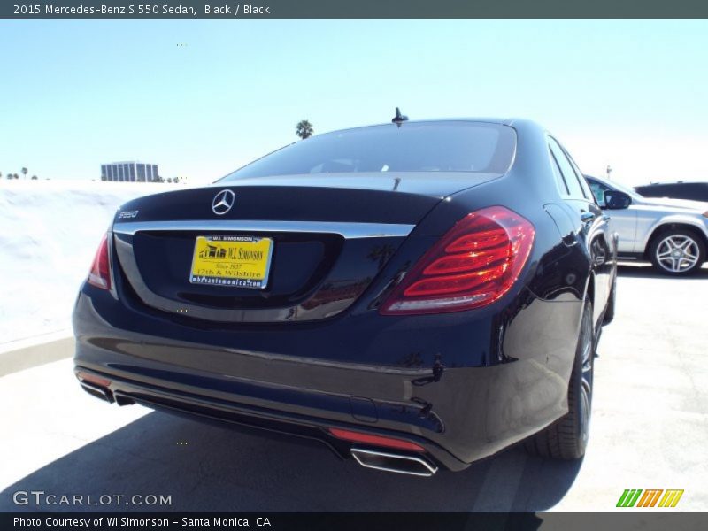 Black / Black 2015 Mercedes-Benz S 550 Sedan