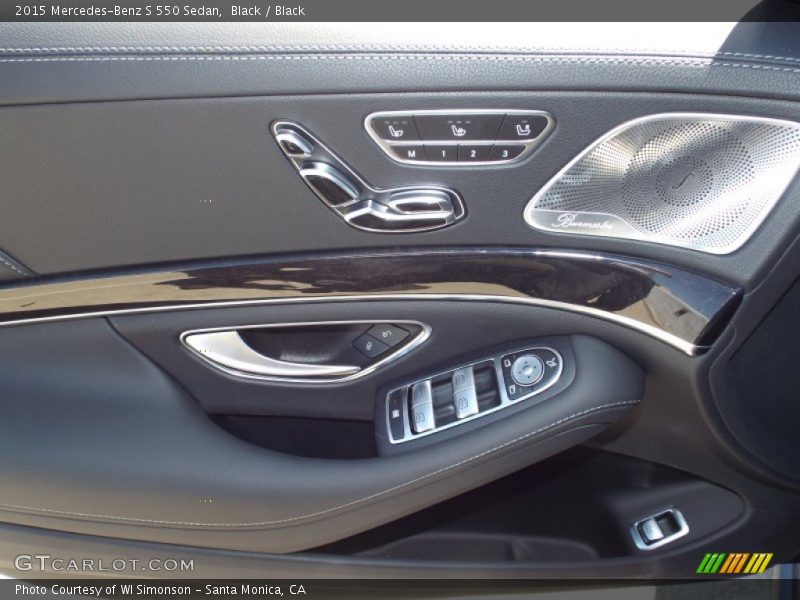 Black / Black 2015 Mercedes-Benz S 550 Sedan