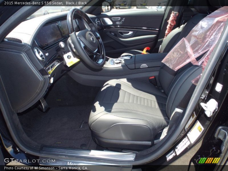 Black / Black 2015 Mercedes-Benz S 550 Sedan