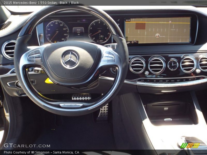 Black / Black 2015 Mercedes-Benz S 550 Sedan