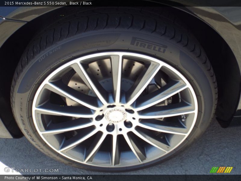 Black / Black 2015 Mercedes-Benz S 550 Sedan
