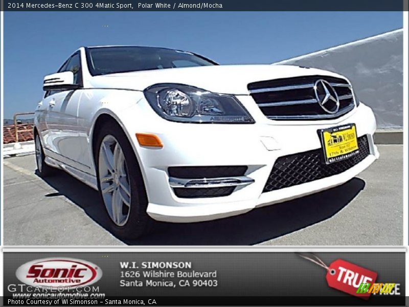 Polar White / Almond/Mocha 2014 Mercedes-Benz C 300 4Matic Sport