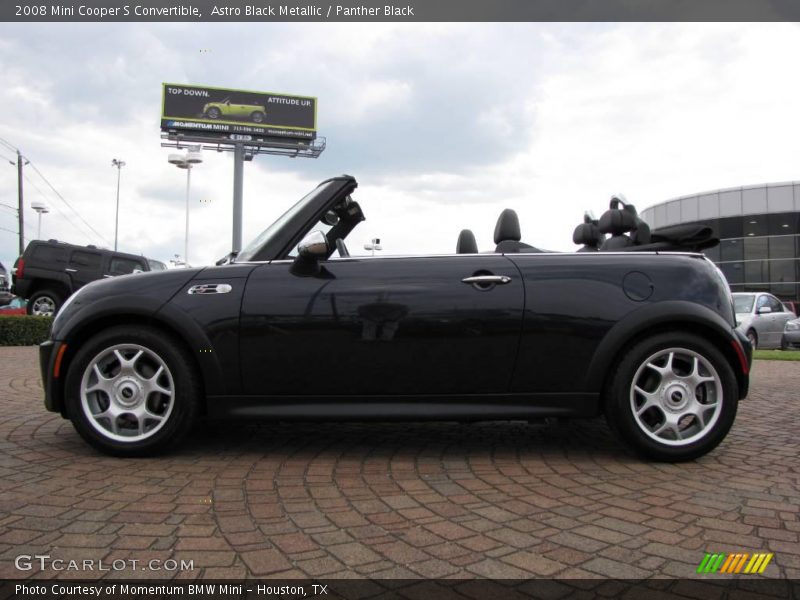 Astro Black Metallic / Panther Black 2008 Mini Cooper S Convertible