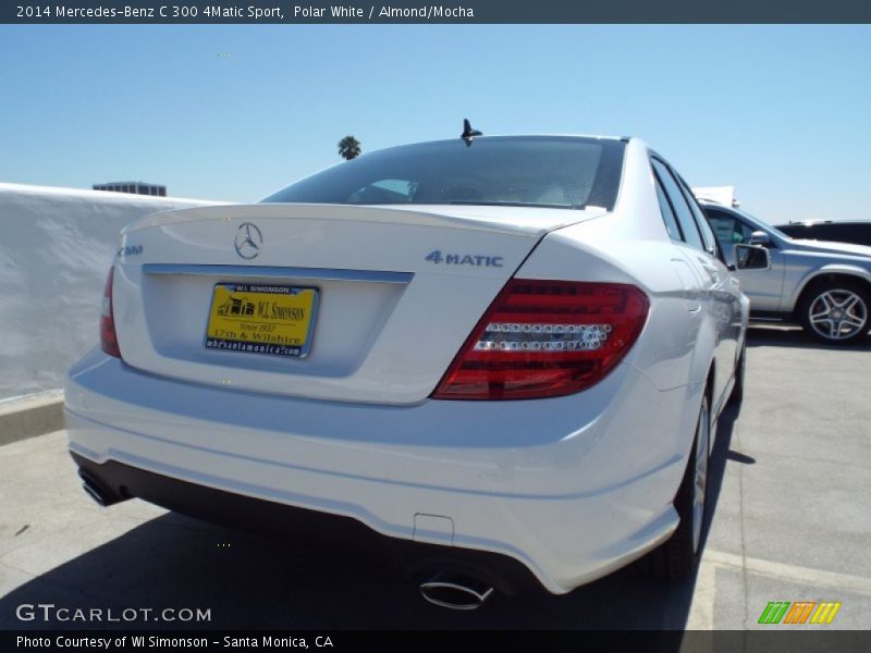 Polar White / Almond/Mocha 2014 Mercedes-Benz C 300 4Matic Sport