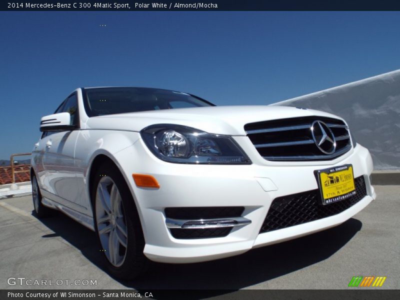 Polar White / Almond/Mocha 2014 Mercedes-Benz C 300 4Matic Sport