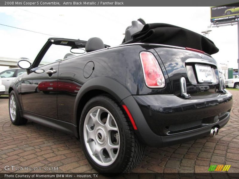 Astro Black Metallic / Panther Black 2008 Mini Cooper S Convertible