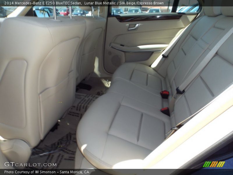 Lunar Blue Metallic / Silk Beige/Espresso Brown 2014 Mercedes-Benz E E250 BlueTEC Sedan