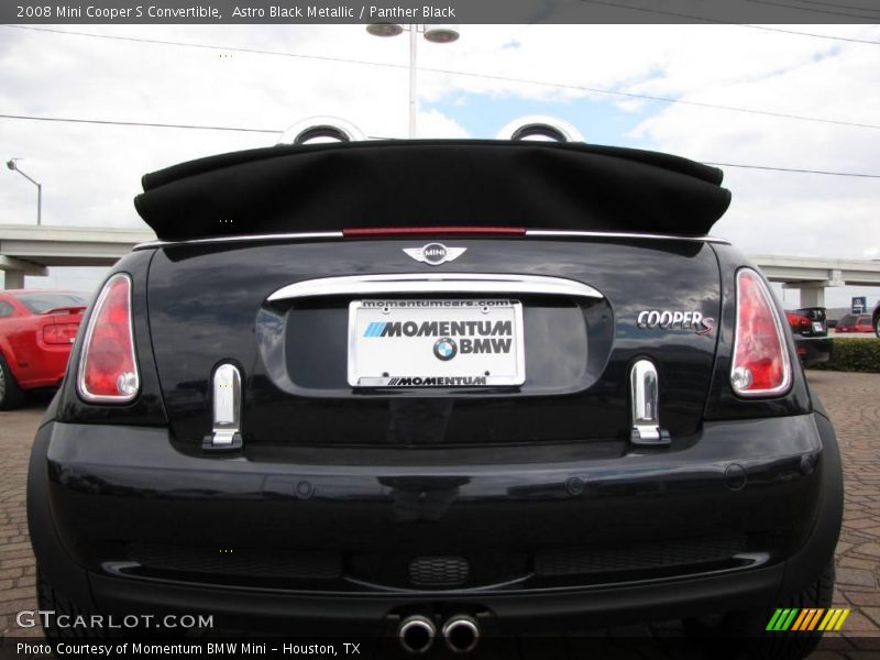 Astro Black Metallic / Panther Black 2008 Mini Cooper S Convertible