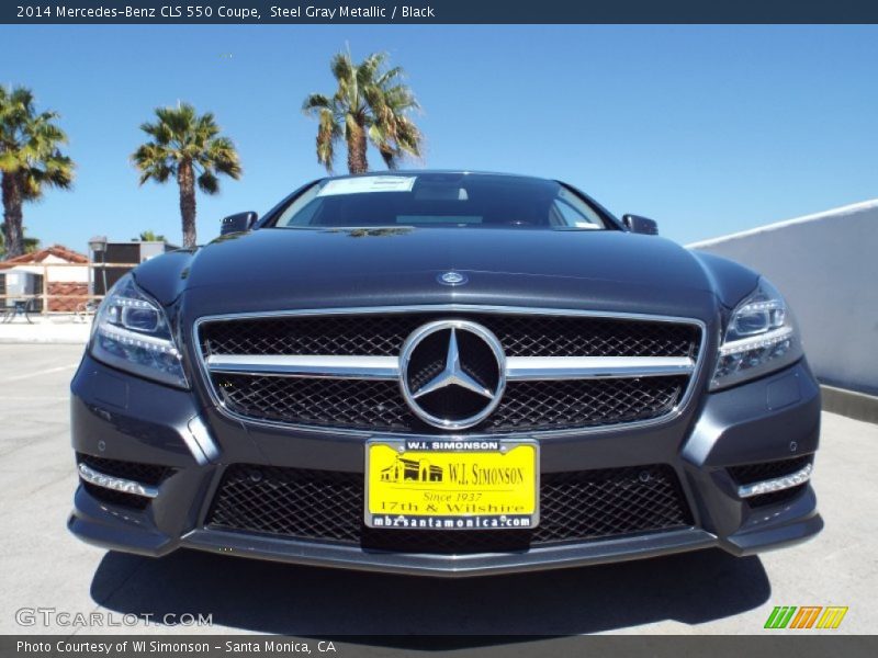Steel Gray Metallic / Black 2014 Mercedes-Benz CLS 550 Coupe