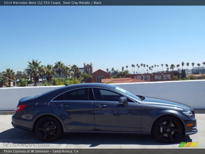 Steel Gray Metallic / Black 2014 Mercedes-Benz CLS 550 Coupe