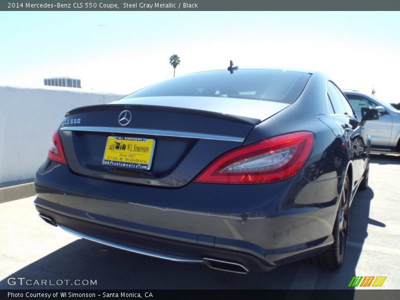 Steel Gray Metallic / Black 2014 Mercedes-Benz CLS 550 Coupe