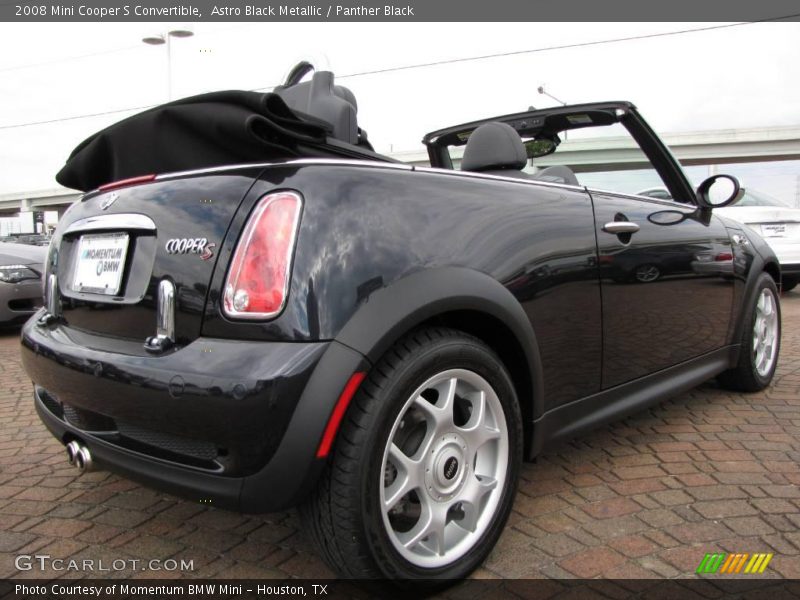 Astro Black Metallic / Panther Black 2008 Mini Cooper S Convertible