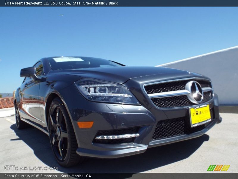 Steel Gray Metallic / Black 2014 Mercedes-Benz CLS 550 Coupe