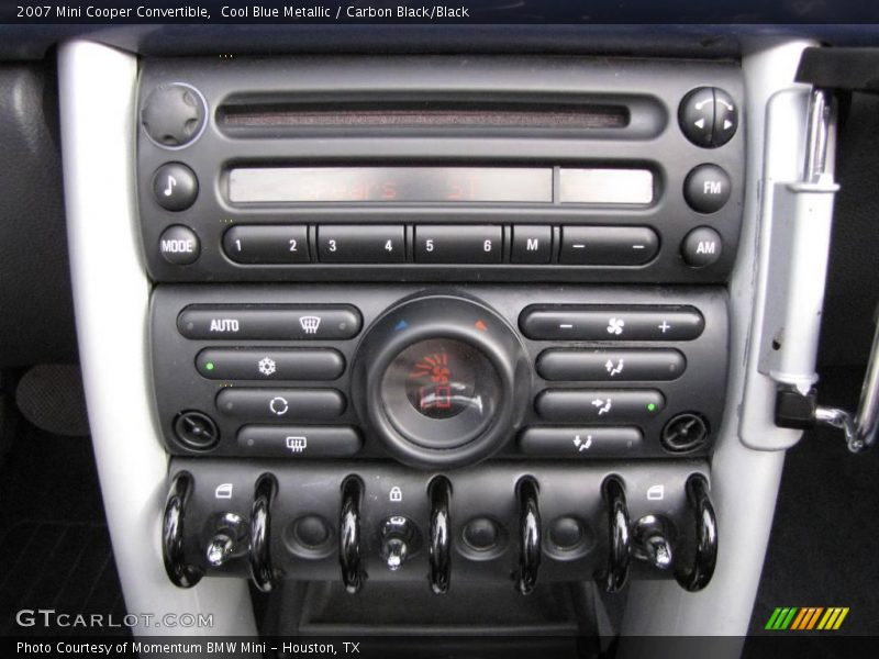 Cool Blue Metallic / Carbon Black/Black 2007 Mini Cooper Convertible