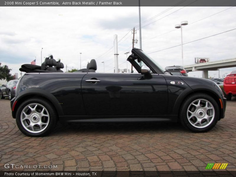 Astro Black Metallic / Panther Black 2008 Mini Cooper S Convertible