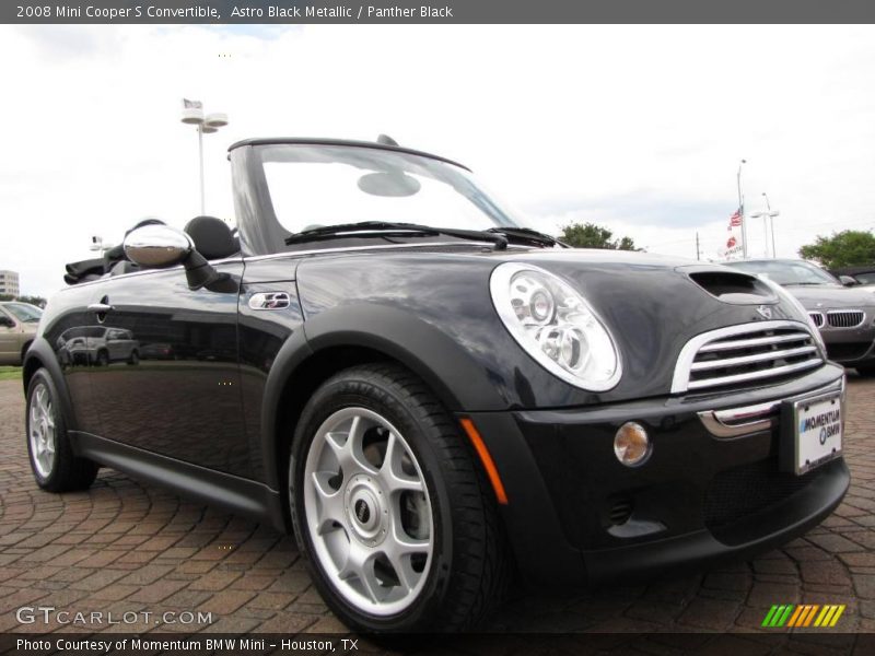Astro Black Metallic / Panther Black 2008 Mini Cooper S Convertible