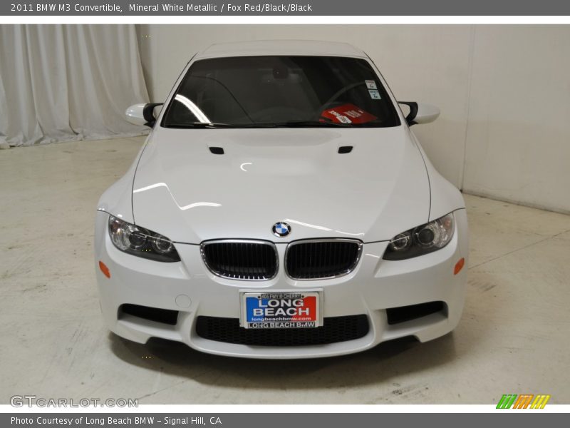 Mineral White Metallic / Fox Red/Black/Black 2011 BMW M3 Convertible