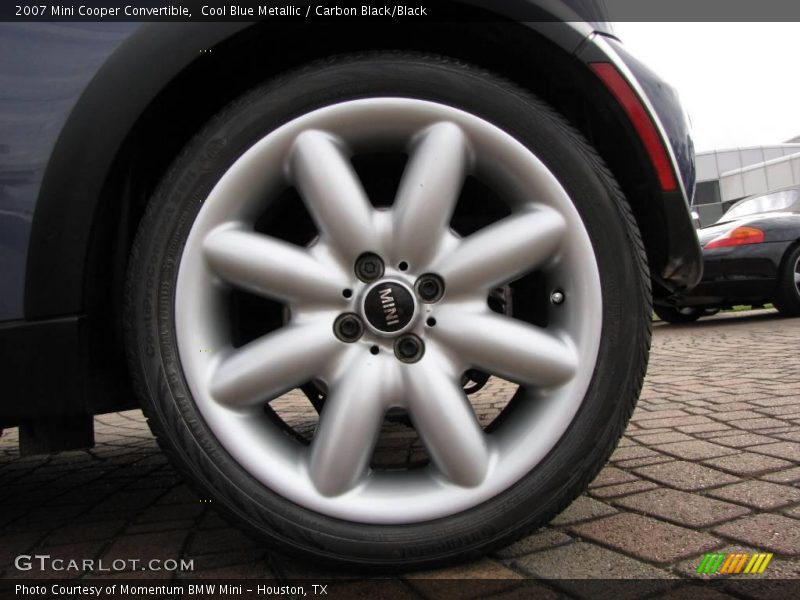 Cool Blue Metallic / Carbon Black/Black 2007 Mini Cooper Convertible