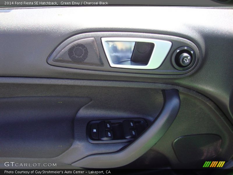 Green Envy / Charcoal Black 2014 Ford Fiesta SE Hatchback