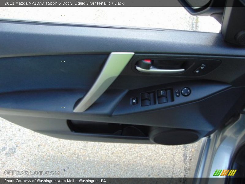 Liquid Silver Metallic / Black 2011 Mazda MAZDA3 s Sport 5 Door