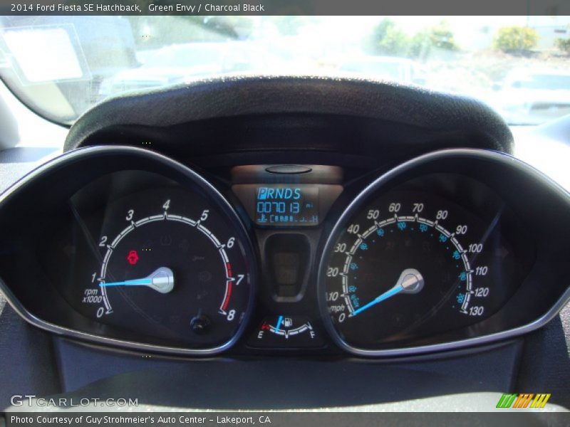 Green Envy / Charcoal Black 2014 Ford Fiesta SE Hatchback
