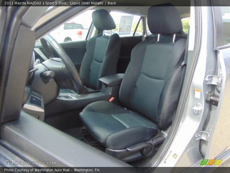 Liquid Silver Metallic / Black 2011 Mazda MAZDA3 s Sport 5 Door