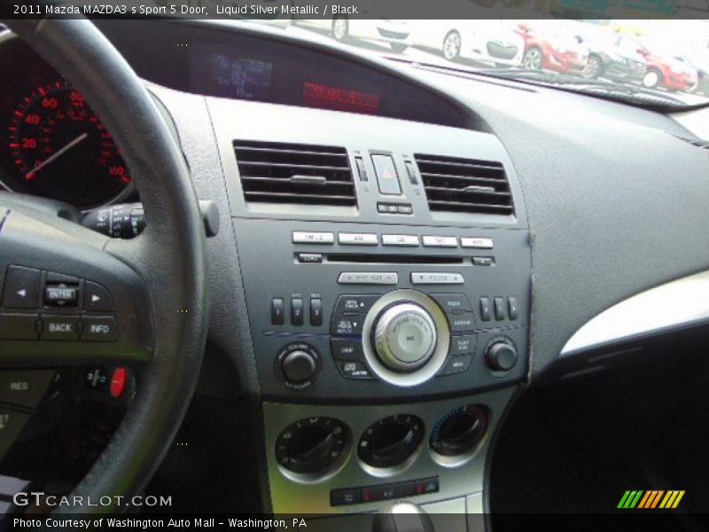 Liquid Silver Metallic / Black 2011 Mazda MAZDA3 s Sport 5 Door
