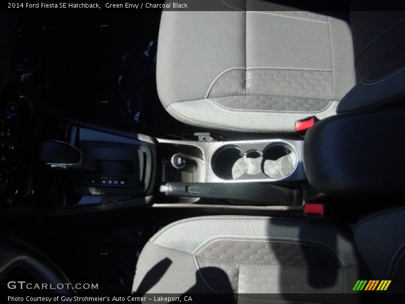 Green Envy / Charcoal Black 2014 Ford Fiesta SE Hatchback