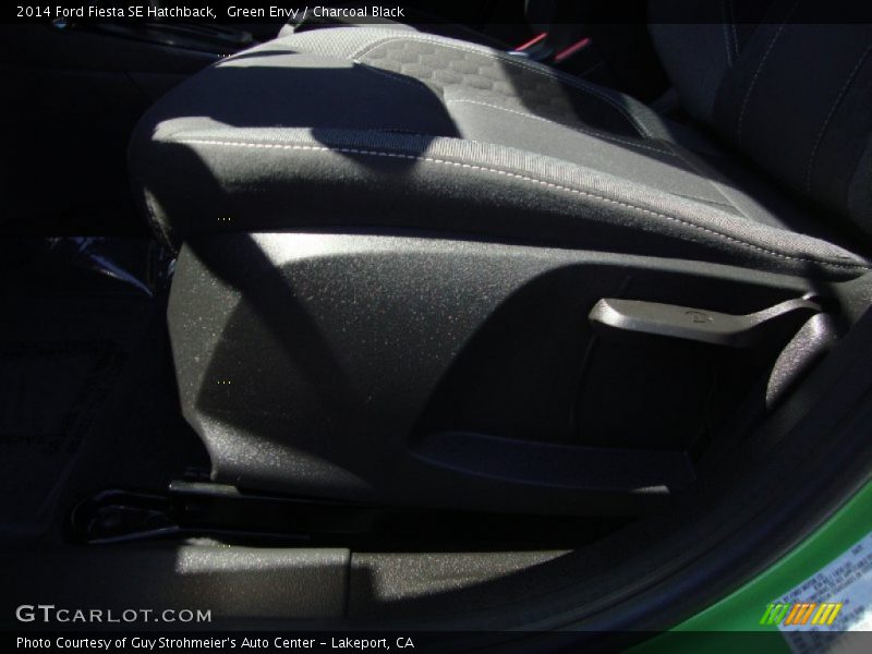 Green Envy / Charcoal Black 2014 Ford Fiesta SE Hatchback