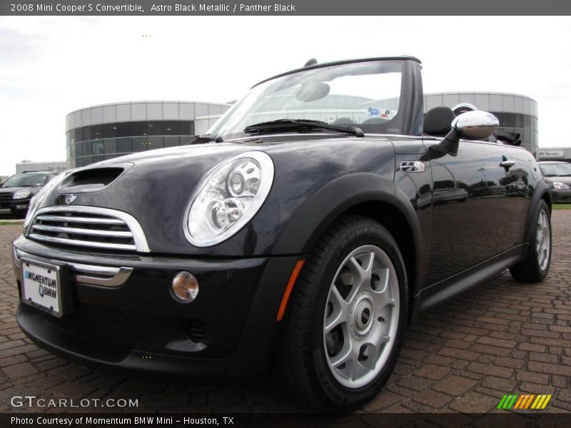 Astro Black Metallic / Panther Black 2008 Mini Cooper S Convertible