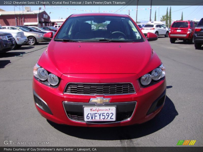 Crystal Red Tintcoat / Dark Pewter/Dark Titanium 2012 Chevrolet Sonic LT Hatch