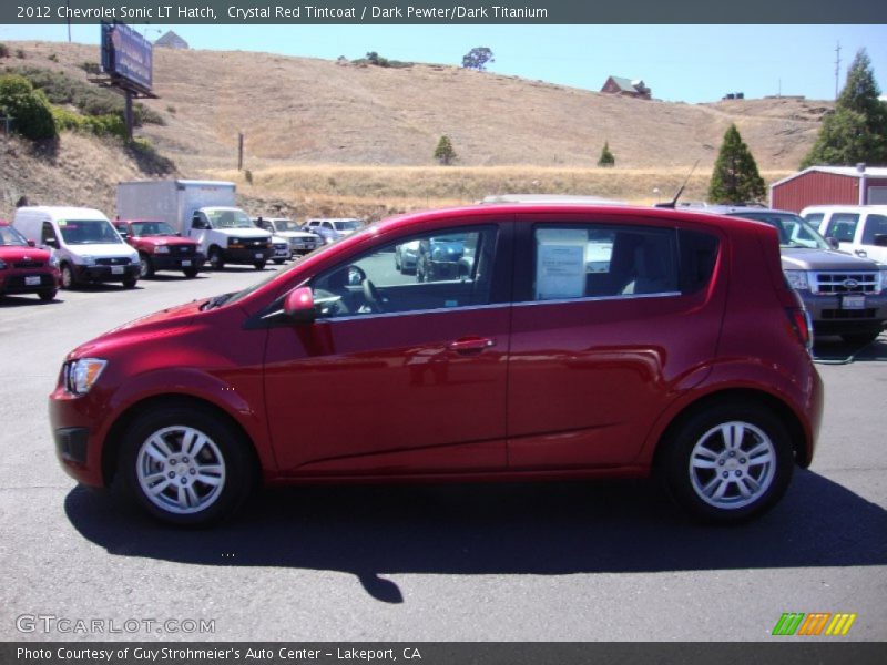 Crystal Red Tintcoat / Dark Pewter/Dark Titanium 2012 Chevrolet Sonic LT Hatch