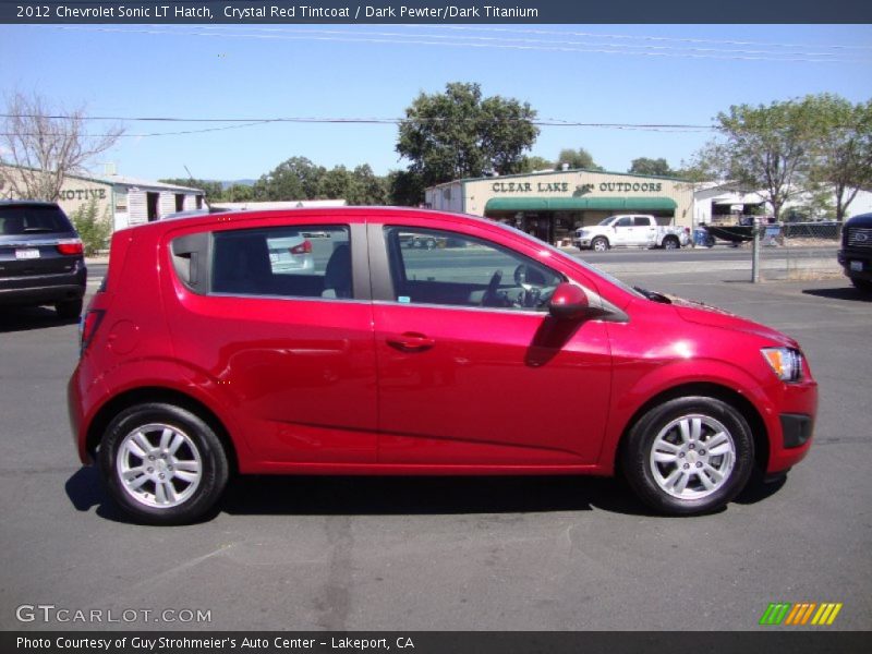Crystal Red Tintcoat / Dark Pewter/Dark Titanium 2012 Chevrolet Sonic LT Hatch