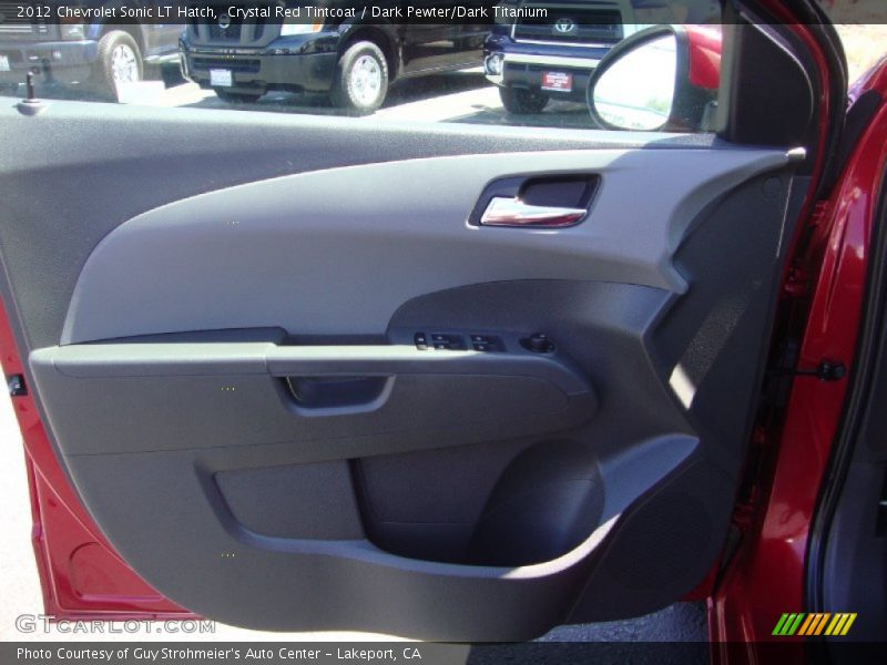 Crystal Red Tintcoat / Dark Pewter/Dark Titanium 2012 Chevrolet Sonic LT Hatch