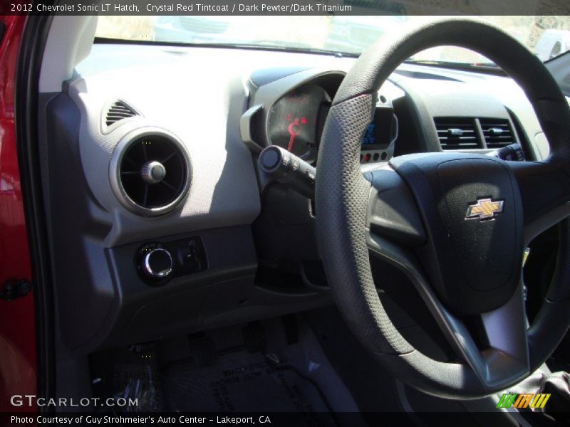 Crystal Red Tintcoat / Dark Pewter/Dark Titanium 2012 Chevrolet Sonic LT Hatch